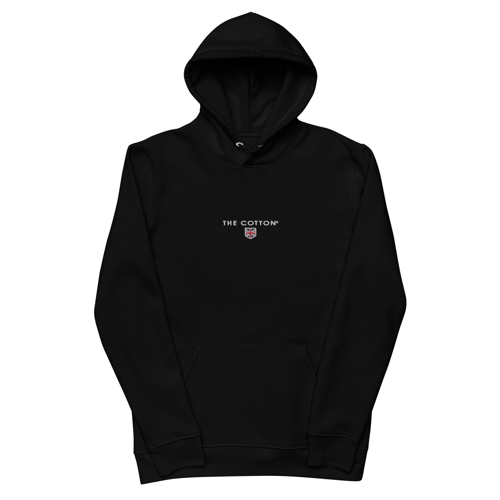The Cotton Original Sweat Hoodie - Black sweat hoodies - made in England - The cotton london