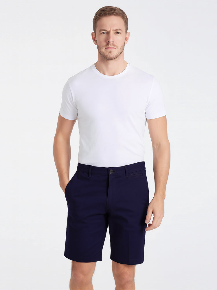 Slim Fit Chino Shorts – Navy SLIM FIT ITALIAN CHINO SHORTS – NAVY