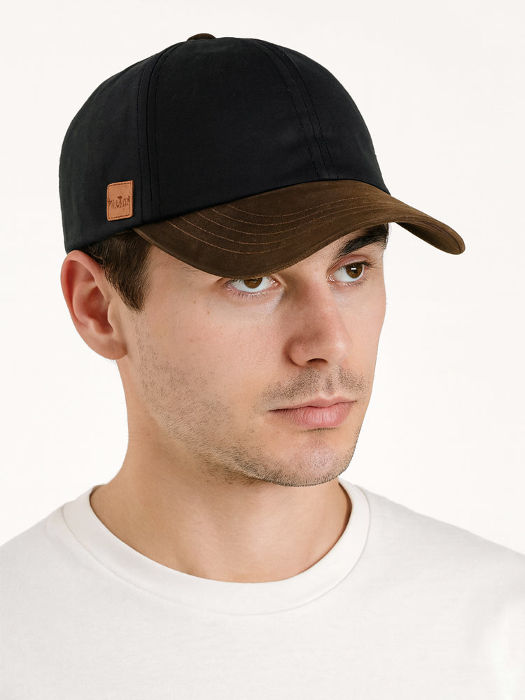 The Cotton Wax Baseball - Jet Black Baseball caps for sale - made in england