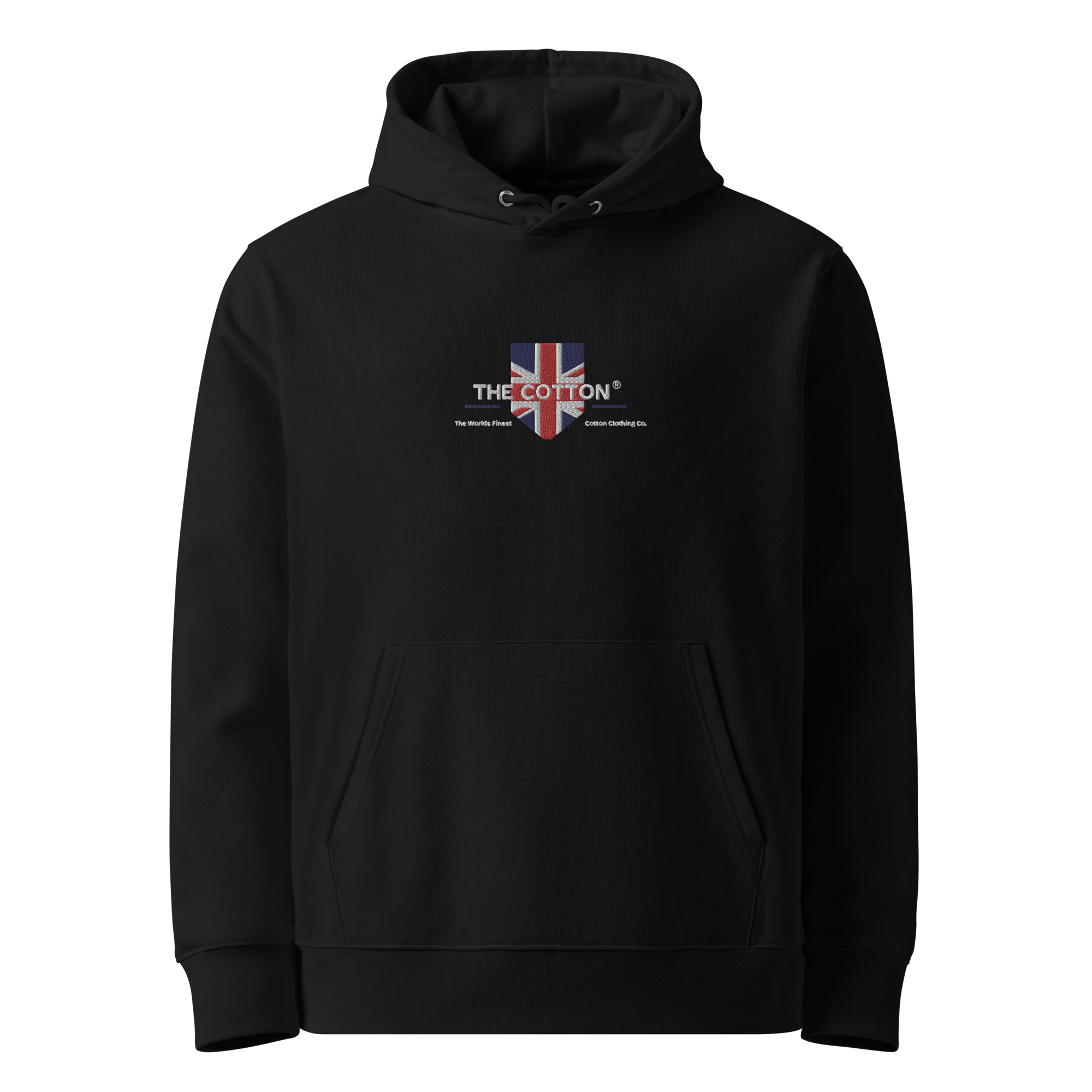 The Cotton Original Three Peaks Hoodie - Black The Cotton Original Three Peaks Hoodie - Black