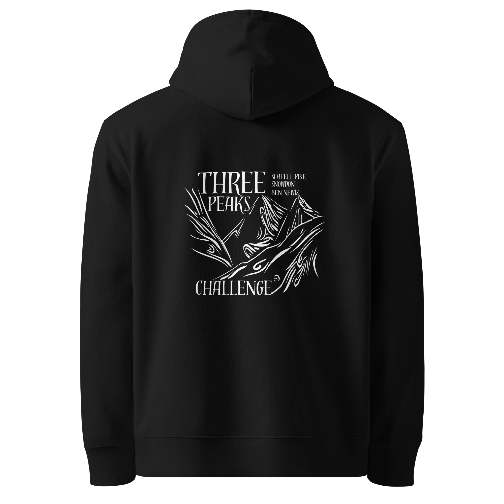 The Cotton Original Three Peaks Hoodie - Black