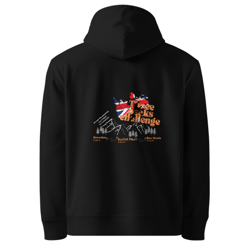 The Cotton Original Three Peaks Challenge Hoodie - Black