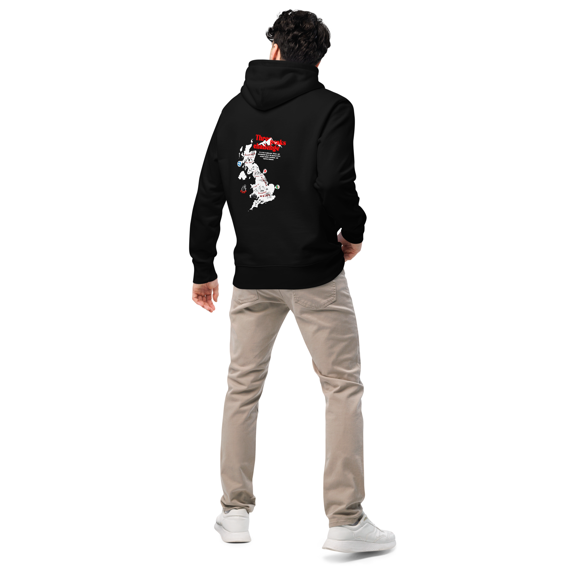 The Cotton Original Map Hoodie - Black