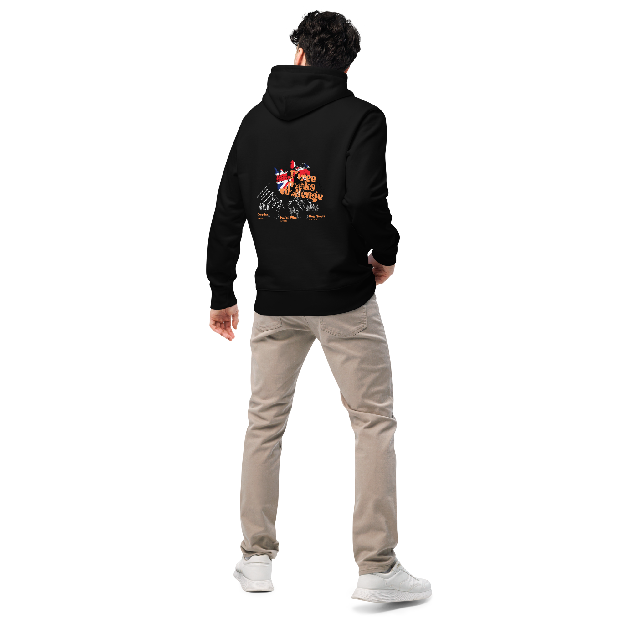 The Cotton Original Three Peaks Challenge Hoodie - Black