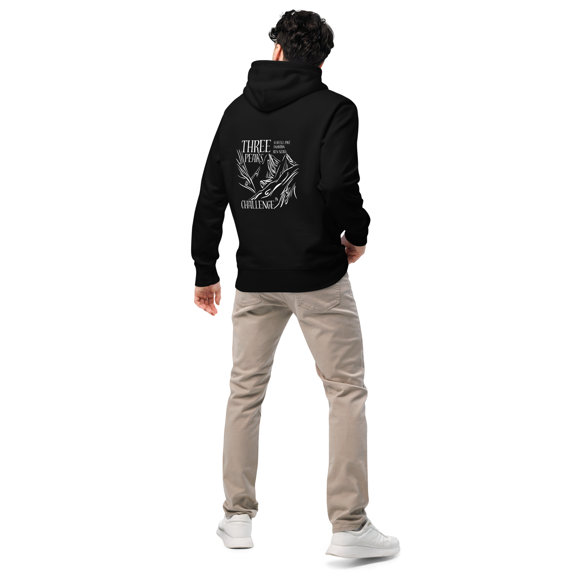 The Cotton Original Three Peaks Hoodie - Black