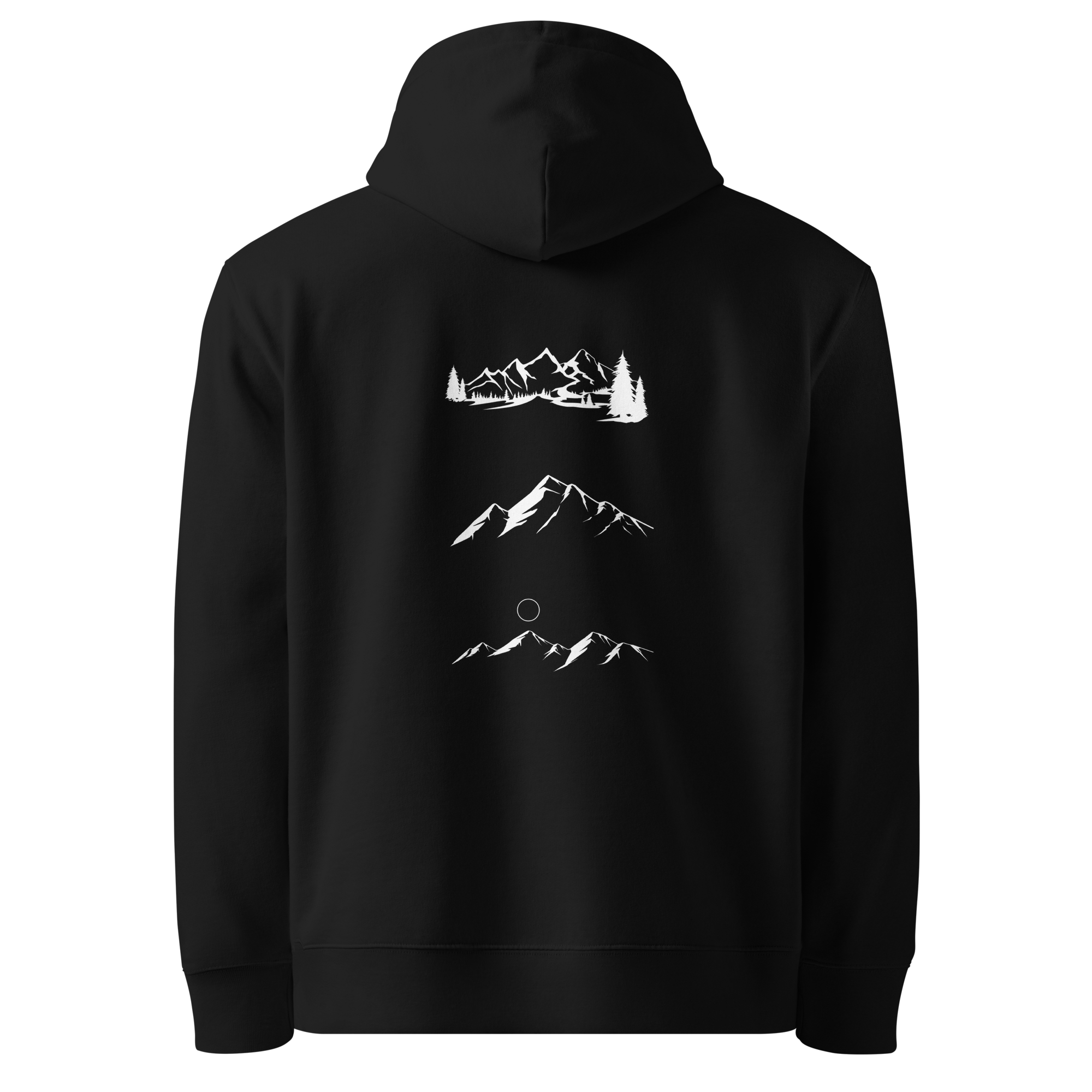 The Cotton Original Triple Peak Hoodie - Black