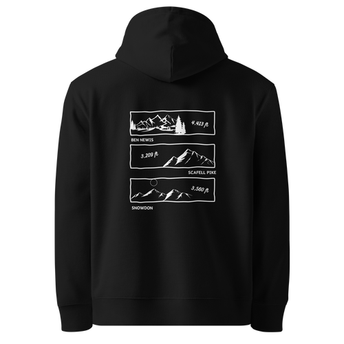 The Cotton Original Three Peaks Hoodie - Black