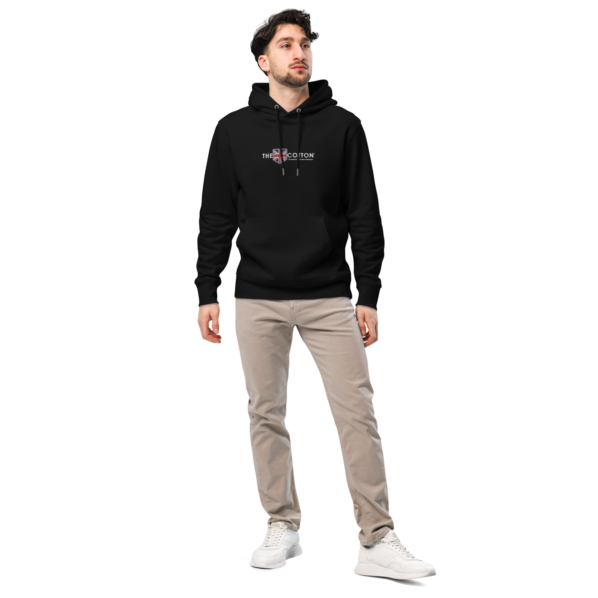 The Cotton Original Triple Peak Hoodie - Black