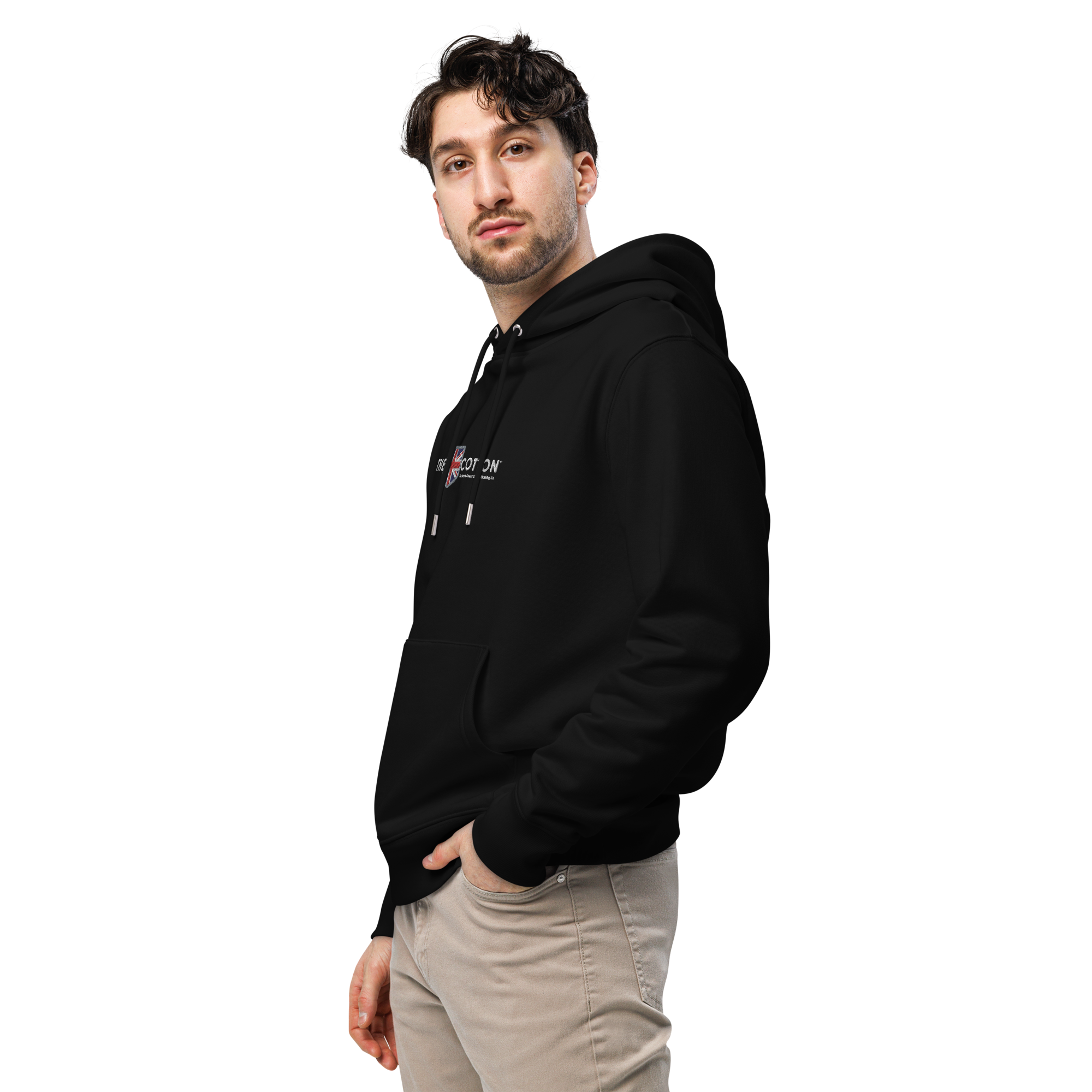 The Cotton Original Triple Peak Hoodie - Black