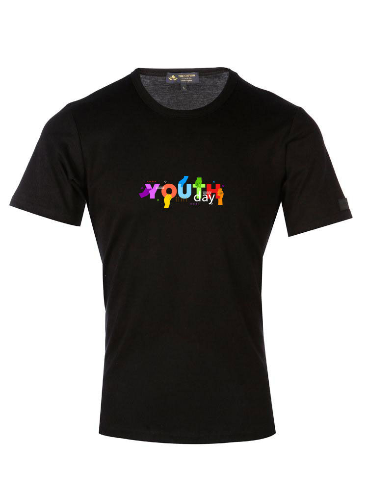 International Youth Day Black T-Shirt International youth day