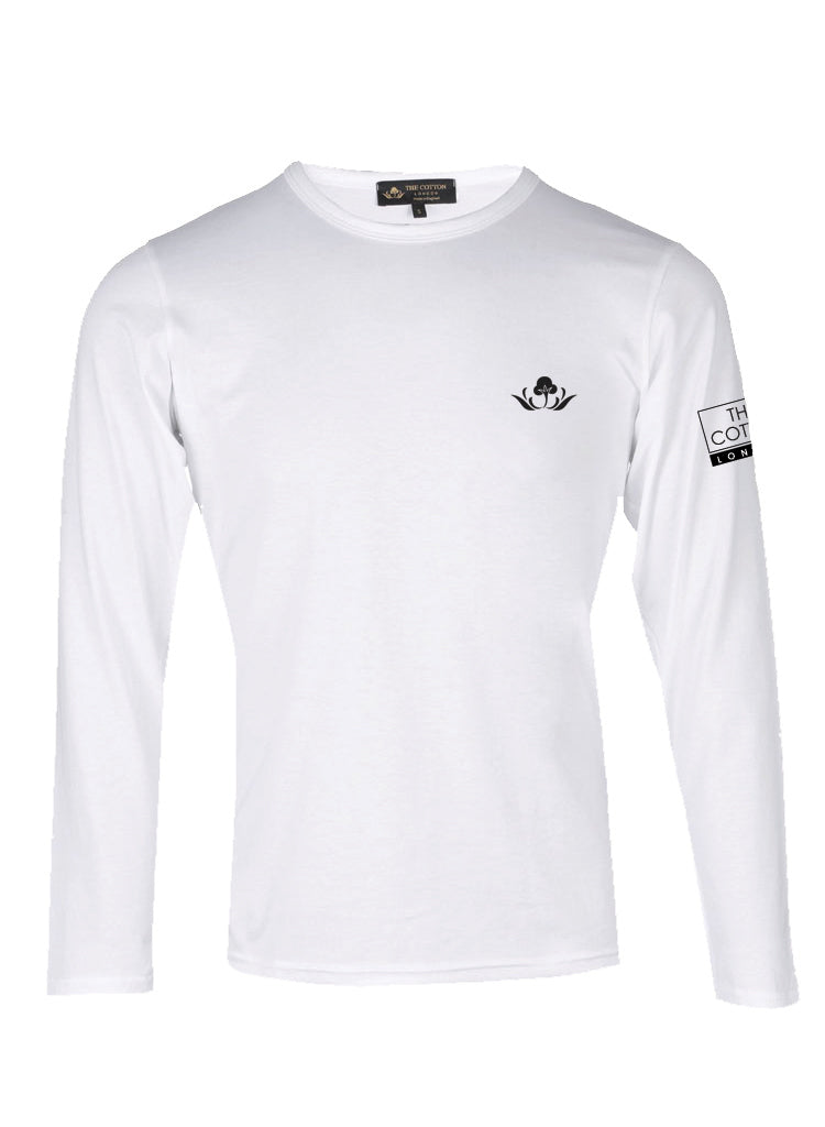 TCL Brand White T-shirt Supima Cotton TCL Logo White T-shirt