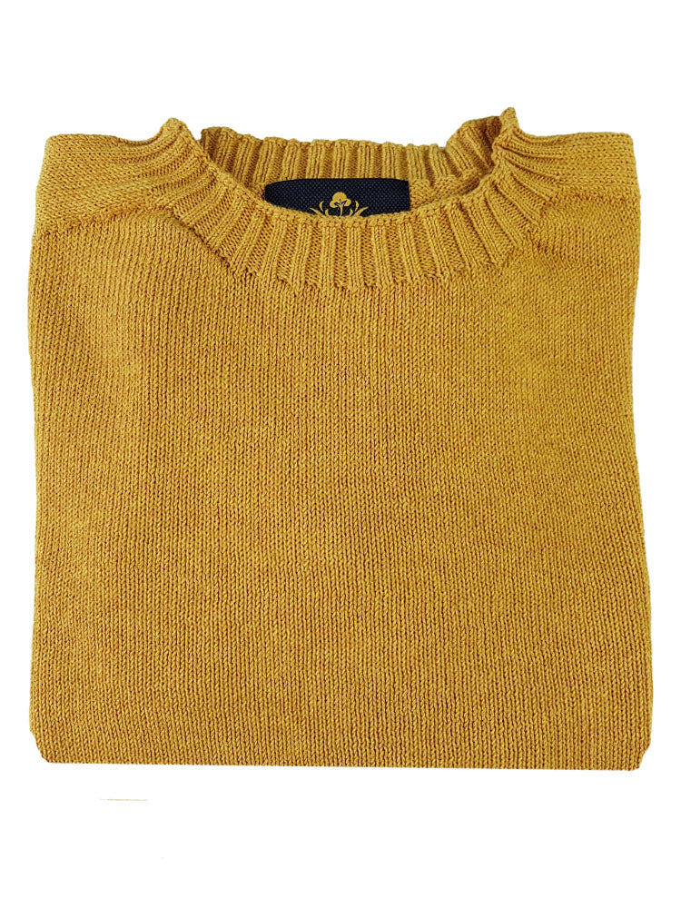 Pure Dakota Cotton Crew Neck Jumper - Mostrada Pure Dakota Cotton Crew Neck Jumper - Mostrada