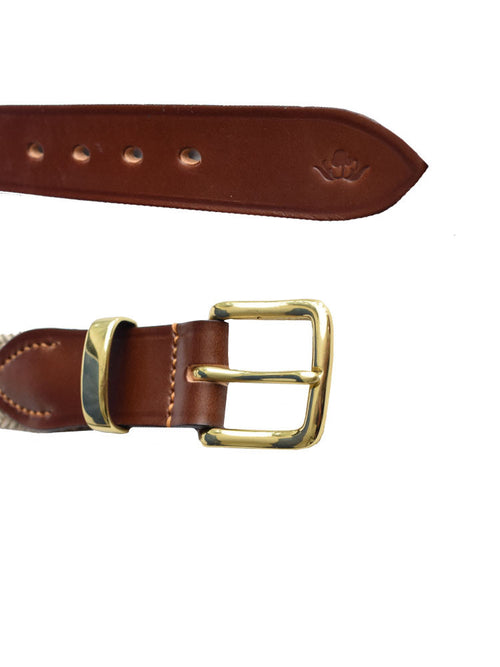 Tanned leather straps