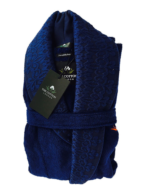 The Cotton® luxury Bathrobe - Navy