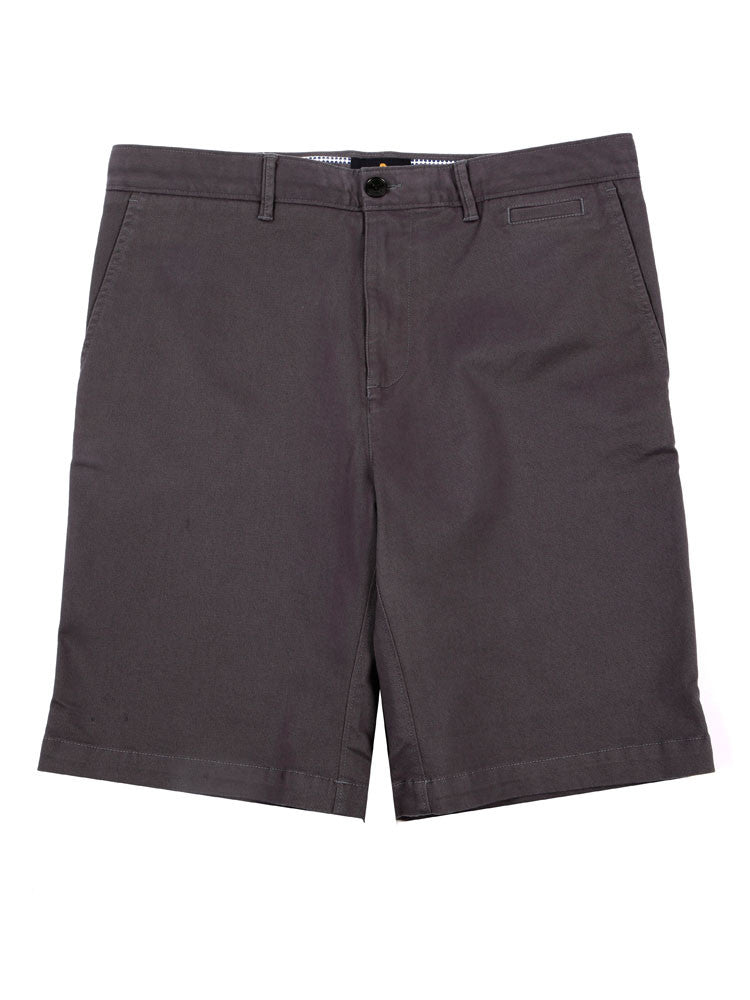 SLIM FIT ITALIAN CHINO SHORTS – CHARCOAL GREY