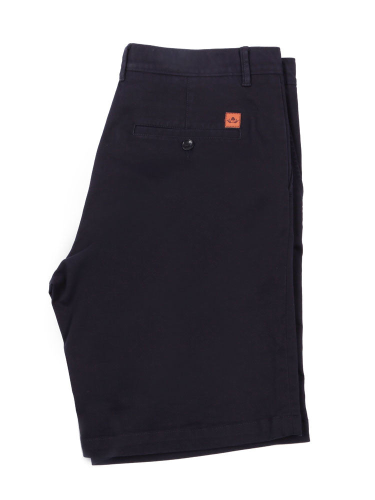 Side view of Italian Chino shorts - Navy