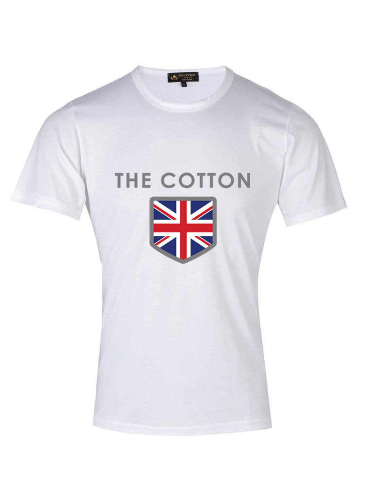 Cotton London original Branded White T-shirt The Cotton London Branded T Shirt