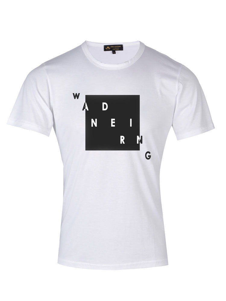 TCL Wandering White T-shirt TCL Supima Cotton Wandering White T-shirt