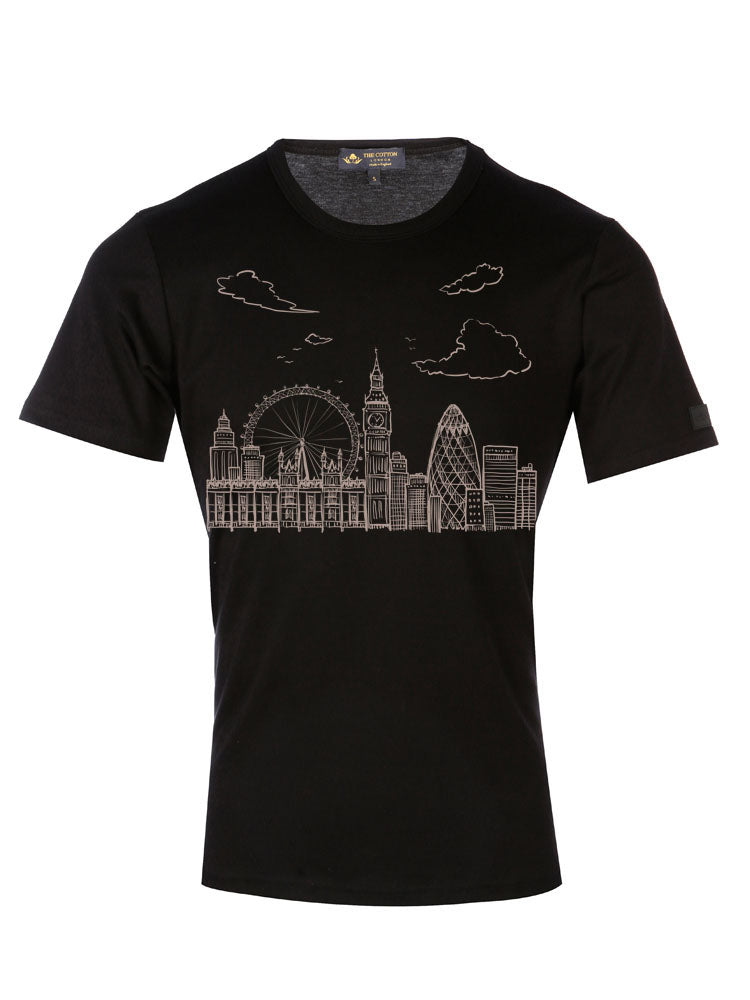 TCL London City Theme Black T-shirt TCL London City Theme Black T-shirt