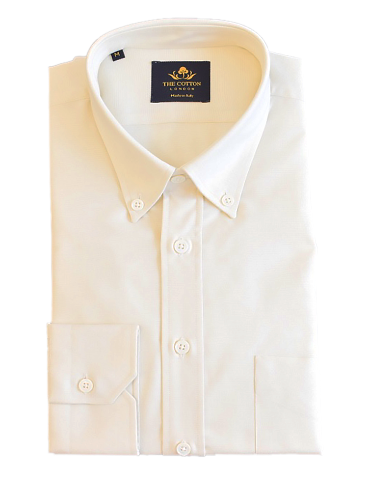Thomas Mason Oxford Light Yellow Shirt Thomas Mason Oxford Light Yellow Shirt