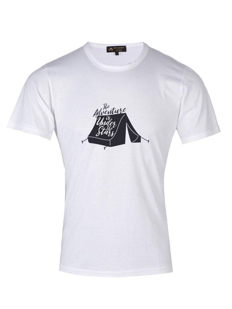 Adventure Camping White T-Shirt Adventure Camping T-Shirt