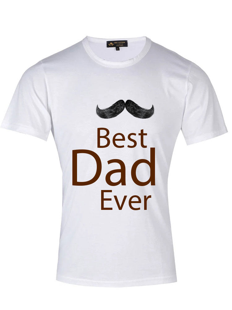 Best Dad Ever - Father's Day White T-Shirt father's day t shirt