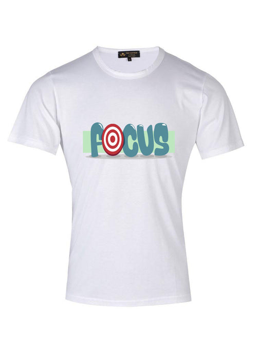 Focus Motivational Custom Text T-Shirt