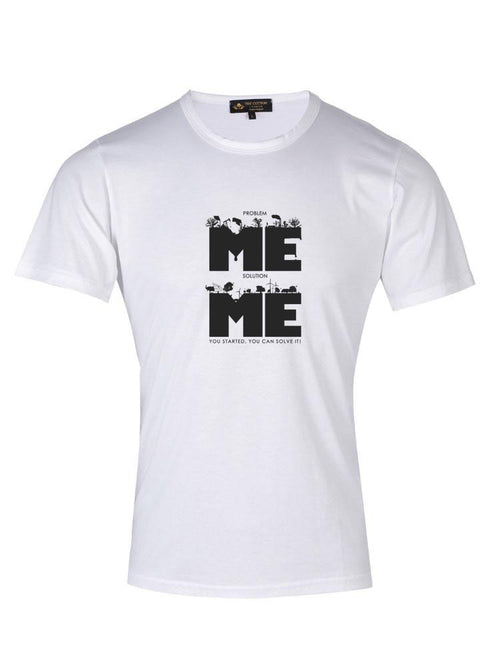 'Me problem Me Solution' Motivational Text shirt