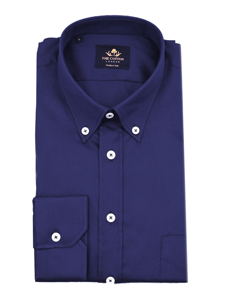 Thomas Mason Royal Oxford Navy Marine Shirt Thomas Mason Royal Oxford Navy Marine Shirt