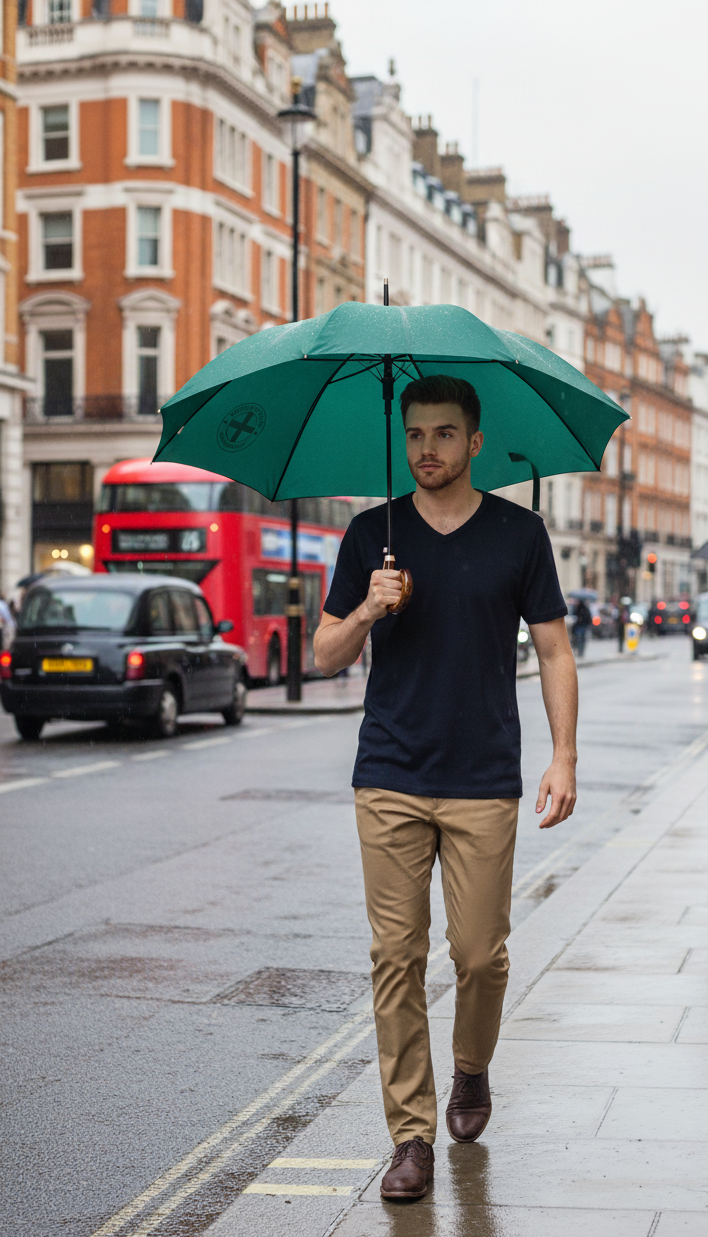 The Cotton London Umbrellas: Stylish, Wind-Resistant Men’s Umbrellas Made in London