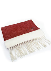 made in UK scarves for men - red colour - The Cotton