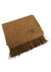 made in UK scarves for men - sandy brown colour - The Cotton