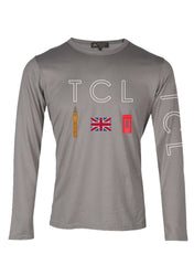 TCL Supima Cotton Brand Abbr Grey T-shirt