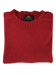 Wool X Cotton Blend Crew Neck Jumper - Rosehip