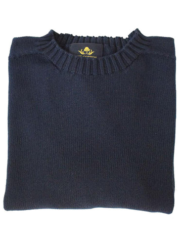 Wool X Cotton Blend Crew Neck Jumper - Rosehip