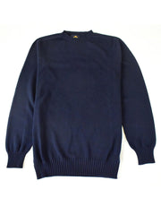 Pure Dakota Cotton Crew Neck Jumper – Dark Navy