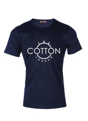 Supima Cotton TCL Brand Navy and White T-shirt
