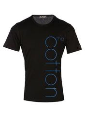 Supima Cotton TCL Brand Black and Blue T-shirt