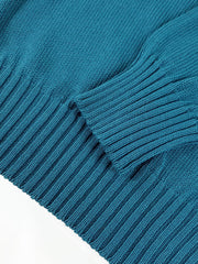 Pure Dakota Cotton Crew Neck Jumper - Blu Prussia