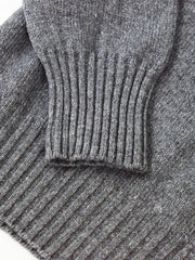 Wool X Cotton Blend Crew Neck Jumper - Lead