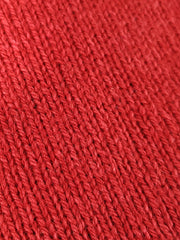 Wool X Cotton Blend Crew Neck Jumper - Rosehip