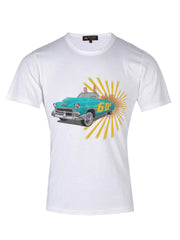 Vintage 60s Car White T-Shirt