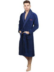 THE COTTON®LUXURY BATHROBE - NAVY