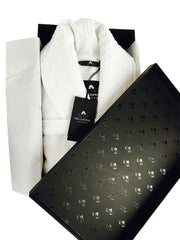 Bathrobe stylishly packed in signature The Cotton® box