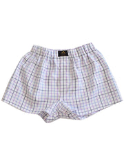 Multicoloured chequered cotton boxers 