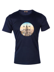 TCL New York Skyline Navy T-shirt