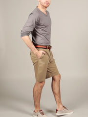 Khaki chino shorts