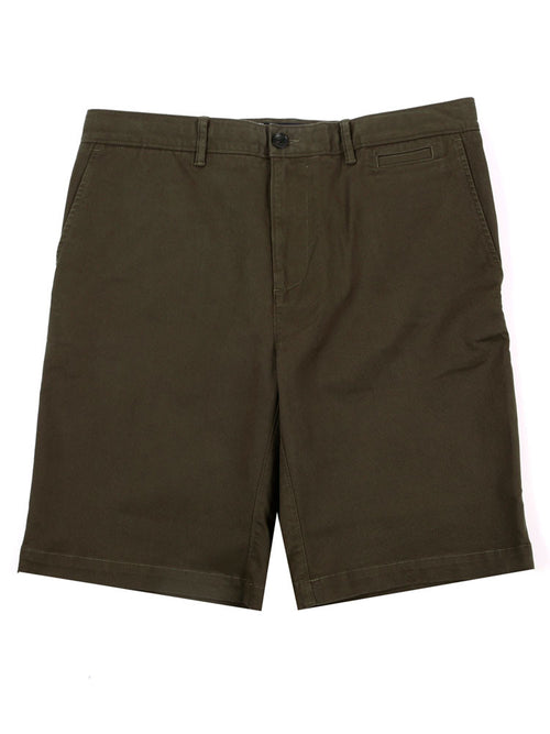 SLIM FIT ITALIAN CHINO SHORTS – OLIVE GREEN