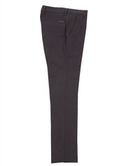 Side view of Italian Chino trouser - Charcoal grey