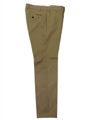 Side view of Italian Chino trouser - Classic Khaki